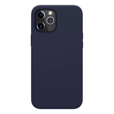 Nillkin FLEX PURE szilikon telefonvédő (ultravékony, környezetbarát, mikrofiber plüss belső, matt) SÖTÉTKÉK tok és táska