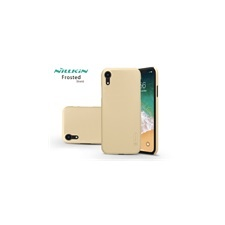 Nillkin Frosted Shield Apple iPhone XR hátlap képernyővédő fóliával (arany) tok és táska