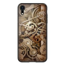 Nillkin GEAR szilikon telefonvédő (ütésállóság, üveg hátlap, fogaskerék) BARNA (GP-79976) tok és táska