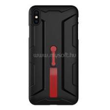 Nillkin GRIP szilikon telefonvédő (műanyag belső, ütésállóság, ujjra húzható) FEKETE (GP-79979) tok és táska