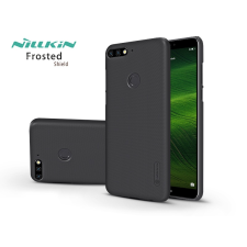 Nillkin Huawei Y7 (2018)/Huawei Y7 Prime (2018)/Honor 7C hátlap képernyővédő fóliával - Nillkin Frosted Shield - fekete tok és táska