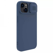Nillkin Husa pentru iPhone 15 Plus - Nillkin CamShield selymes MagSafe szilikon - éjkék tok és táska
