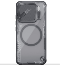 Nillkin Iceblade Prop Apple Xiaomi 15 mágneses szilikon tok, fekete-átlátszó tok és táska