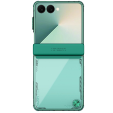Nillkin Iceblade Prop Samsung Galaxy Z Flip 7 tok, zöld-átlátszó tok és táska