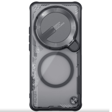 Nillkin Iceblade Prop Xiaomi 15 Ultra mágneses szilikon tok, fekete-átlátszó tok és táska