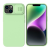 Nillkin iPhone 15 Plus tok - Nillkin CamShield Silky MagSafe szilikon - menta zöld