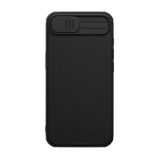 Nillkin iPhone 16e NILLKIN CAMSHIELD PRO MAGNETIC műanyag telefonvédő ütésállóság, csíkos, FEKETE tok és táska