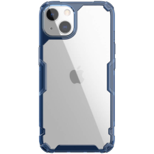 Nillkin Nature Pro Apple iPhone 13 Pro Szilikon Tok - Átlátszó/Kék (GP-112911) tok és táska