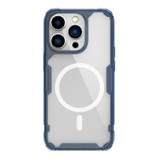 Nillkin Nature Pro mágneses tok iPhone 14 Pro Max mágneses védőtok MagSafe kék tok és táska