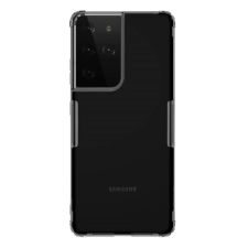 Nillkin NATURE szilikon telefonvédő (ütésállóság, légpárnás sarok, 0.6mm, ultravékony) SZÜRKE tok és táska