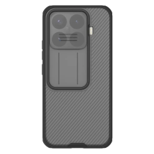 Nillkin Nillkin CamShield Pro Xiaomi 17T műanyag hátlap tok kameravédelemmel, átlátszó-fekete tok és táska