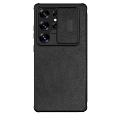 Nillkin Nillkin Qin Book PRO tok Samsung Galaxy S25 Ultra készülékhez fekete tok és táska