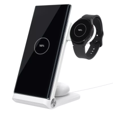 Nillkin NKT12 PowerTrio 3in1 Vezeték nélküli töltő - Fehér (15W) mobiltelefon kellék