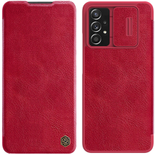 Nillkin Qin bőr tok Samsung Galaxy A73 piros tok és táska