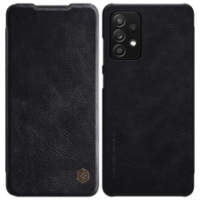 Nillkin Qin eredeti bőr tok Samsung Galaxy A72 4G fekete tok és táska