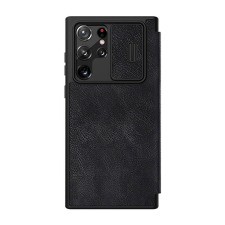 Nillkin Qin Leather Pro case for SAMSUNG S22 Ultra (black) tok és táska