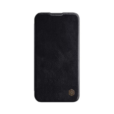 Nillkin Qin Pro Apple iPhone 14 Pro bőr flip tok fekete tok és táska