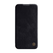 Nillkin Qin Pro bőr tok iPhone 14 Pro készülékhez (fekete) tok és táska