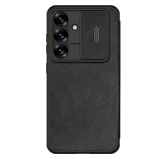 Nillkin Qin Pro kinyitható tok Samsung Galaxy S25 - fekete tok és táska