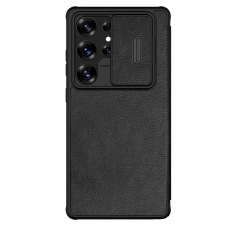 Nillkin Qin Pro kinyitható tok Samsung Galaxy S25 Ultra - fekete tok és táska