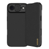 Nillkin QIN PRO tok álló, bőr hatású (FLIP, oldalra nyíló, kártyazseb, kameravédő) FEKETE Apple iPhone Air