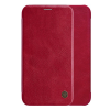 Nillkin QIN tok álló, bőr hatású (FLIP, oldalra nyíló, bankkártya tartó) PIROS [Apple iPhone XS Max 6.5] (5996457799954)
