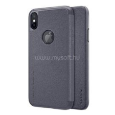 Nillkin SPARKLE műanyag telefonvédő (FLIP, oldalra nyíló, logó kivágás) FEKETE (GP-73029) tok és táska