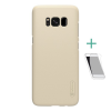 Nillkin SUPER FROSTED műanyag telefonvédő (gumírozott, érdes felület + képernyővédő fólia) ARANY [Samsung Galaxy S8 Plus (SM-G955)] (5996457692781)