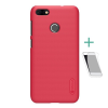 Nillkin SUPER FROSTED műanyag telefonvédő (gumírozott, érdes felület + képernyővédő fólia) PIROS [Huawei P9 Lite Mini] (5996457722440)