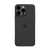 Nillkin SUPER FROSTED PRO műanyag telefonvédő (ütésállóság, gumírozott, érdes felület, logó kivágás) FEKETE Apple iPhone 16 Pro