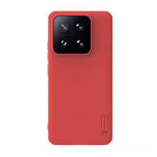 Nillkin SUPER FROSTED PRO műanyag telefonvédő (ütésállóság, gumírozott, érdes felület) PIROS Xiaomi 14 tok és táska
