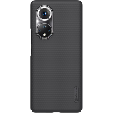 Nillkin Super Frosted Shield Edzett Tok + Állvány Honor 50 Pro Fekete (NLK586) tok és táska