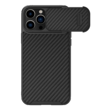 Nillkin Szintetikus szál S iPhone 14 Pro 6.1 2022 fekete tok és táska