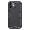 Nillkin TACTICS szilikon telefonvédő (műanyag belső, közepesen ütésálló, rács minta) FEKETE [Apple iPhone 12 mini] (5996591003948)