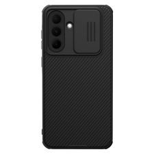 Nillkin Telefontok Samsung Galaxy A17 5G - Nillkin csúsztatható kameravédős fekete hátlap tok, beépített mágnessel tok és táska