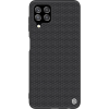 Nillkin Textured Tok Robogott Telefontok Gedgetoktel és Nylonnal A Hátsó Samsung Galaxy A22 4G Fekete (6902048221512)