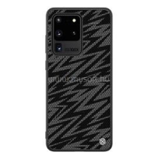 Nillkin TWINKLE szilikon telefonvédő (ütésállóság, műanyag hátlap, környezetbarát, csillogó) FEKETE (GP-94127) tok és táska