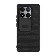 Nillkin Xiaomi 14T NILLKIN CAMSHIELD PRO szilikon telefonvédő ütésállóság, csíkos, FEKETE tok és táska