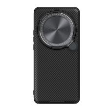 Nillkin Xiaomi 15 Ultra camshield prop szilikon telefonvédő (ütésállóság, kameravédő, kitámasztó, csíkos) fekete tok és táska