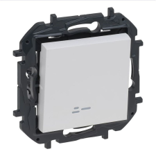  Niloé Step fehér 101 JF egypólusú kapcsoló jelzőfénnyel, 10AX 863111B Legrand villanyszerelés