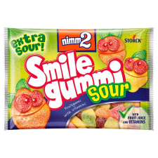  Nimm2 smilegummi savanyú gumicukor vitaminokkal 100g /18/ csokoládé és édesség