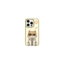 Nimmy Cool&amp;Cute 2.0 Cat tok iPhone 15 Pro - bézs tok és táska
