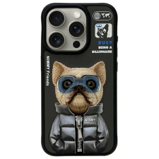 Nimmy Cool&amp;Cute 2.0 Dog tok iPhone 15 Pro Max - fekete tok és táska
