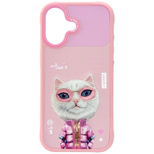 Nimmy Cool&amp;Cute 2.0 Macska tok iPhone 17 rózsaszínhez tok és táska