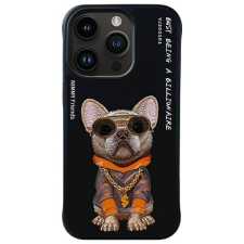 Nimmy Glasses Cool Dog tok iPhone 15 Pro Max - fekete tok és táska