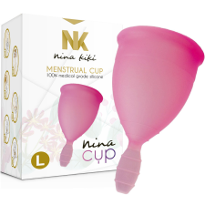 NINA KIKÍ NINA CUP MENSTRUÁCIÓS KEHELY MÉRET RÓZSASZÍN L intim higiénia