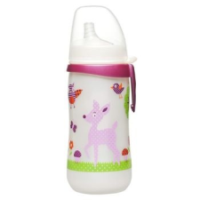 NIP 35050 NIP első itató pohár szilikon itatócsőrrel 330ml lányos 12+ lányos cumisüveg