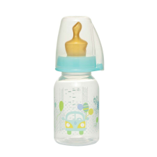 NIP Family Unisex cumisüveg, PP, latex cumi, no 1, 125 ml, 35004 cumisüveg