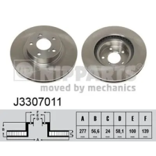 NIPPARTS féktárcsa J3307011 autóalkatrész