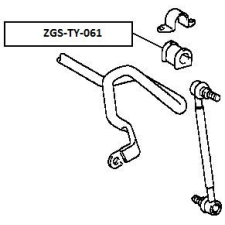 NIPPARTS stabilizátor rúd szilent autóalkatrész